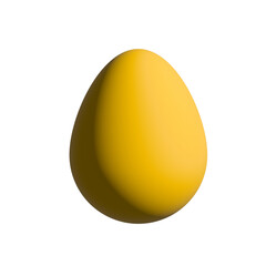 Easter Egg Isolate. 3d realistic Easter egg set. Colorful eggs icon