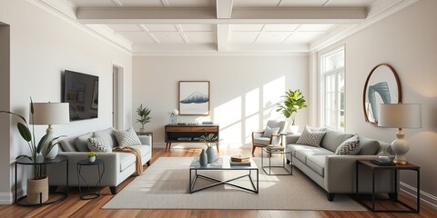 Transitional Living Room Interior Design Inspiration