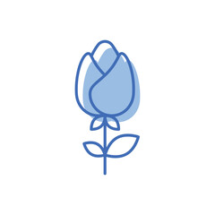 Rose  Vector icon