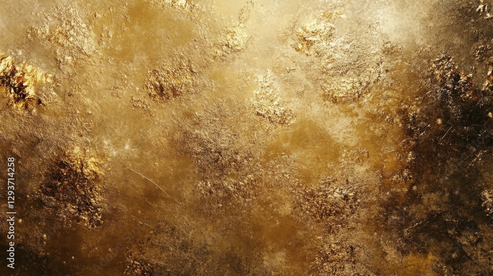 Poster abstract golden texture with shimmering patterns and subtle variations in light, ideal for backgroun