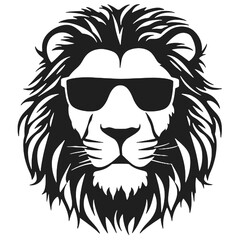 Fototapeta premium lion head vector