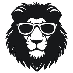 lion head silhouette