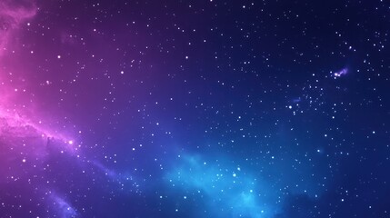 Fototapeta premium Colorful Starry Night Sky Background, Abstract Space