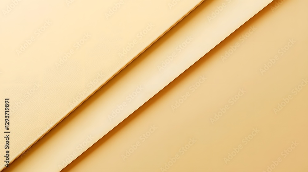 Poster three planes of light beige create diagonal lines