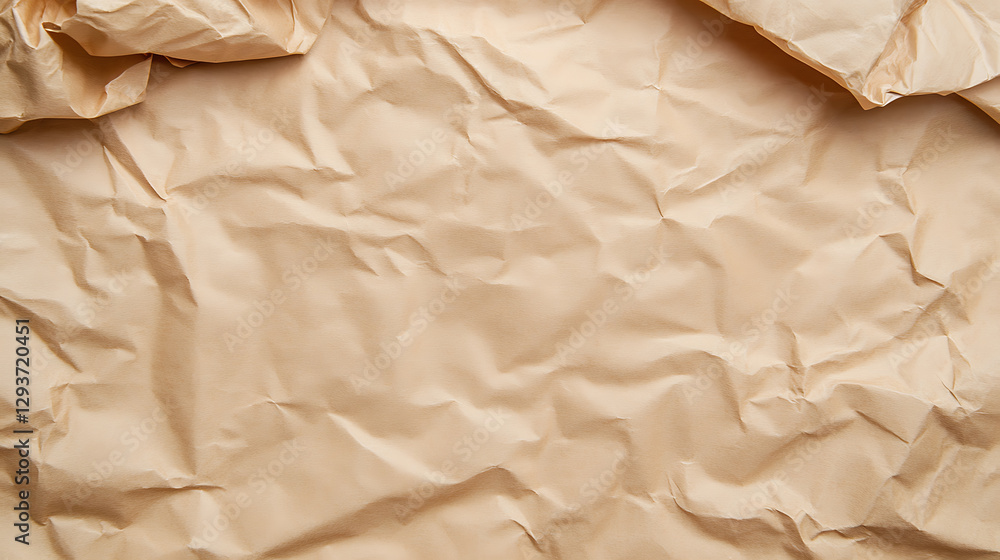 Poster textured tan wrapping paper creates an abstract and unique background, ideal for designs needing a r