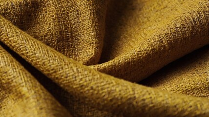 old yellow canvas fabric texture. Background for banner, backdrop or texture