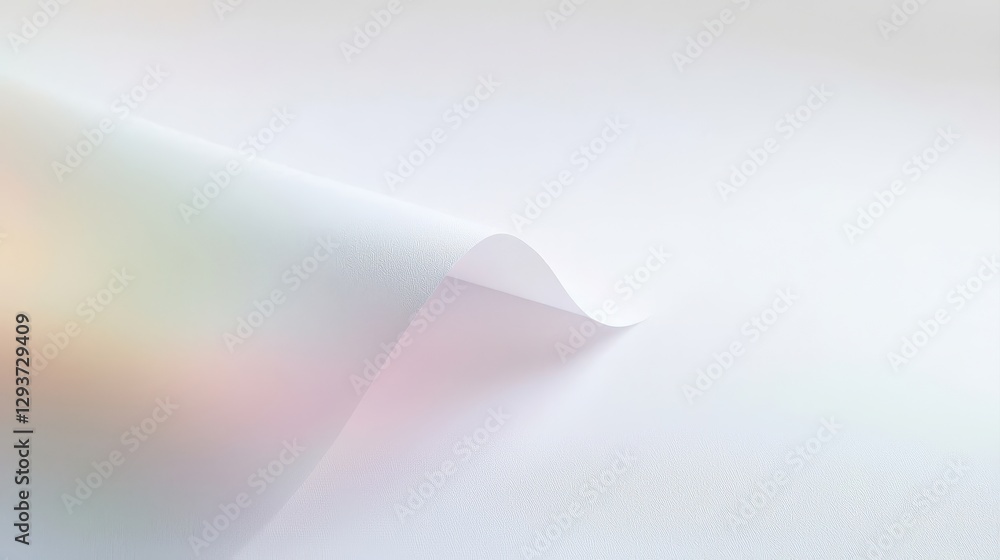 Poster soft iridescent paper with a faint gradient and delicate texture.