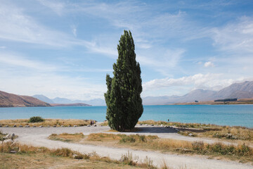 デカポ湖の景色