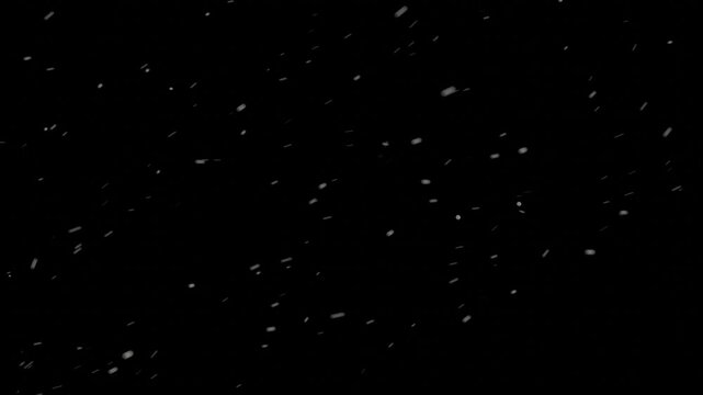 Transparencia de nieve para video