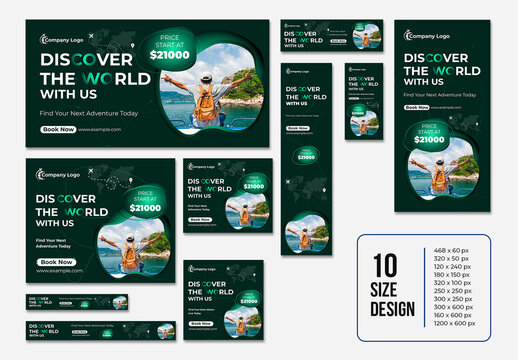 Travel Agency Web Ads Banner