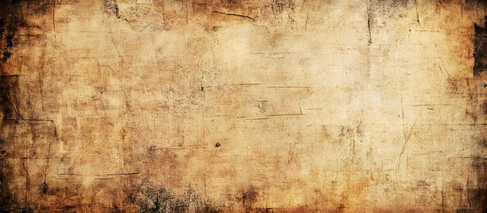 Vintage and aged paper showcasing a weathered surface with stains and scratches, suitable for a background with copy space image.