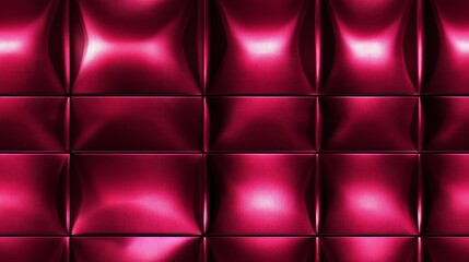 Seamless Sci-Fi Inspired Metallic Background with Titanium Waves and Shifting Crimson Hues.
