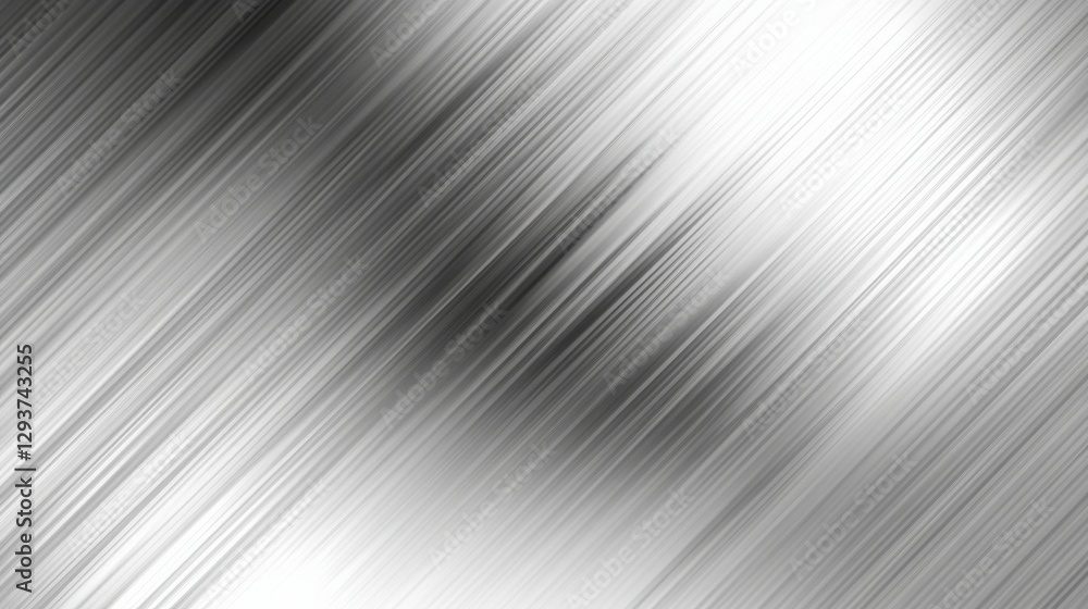 Poster abstract monochrome pattern with dynamic diagonal lines creating a sense of movement