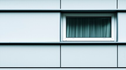 Modern Building Facade with Window
