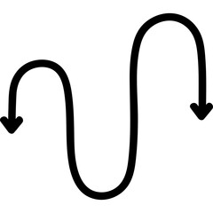 Arrow Line icons set