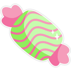 Candy icon elements 
