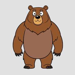 Fototapeta premium design illustration art vector icon cartoon bear