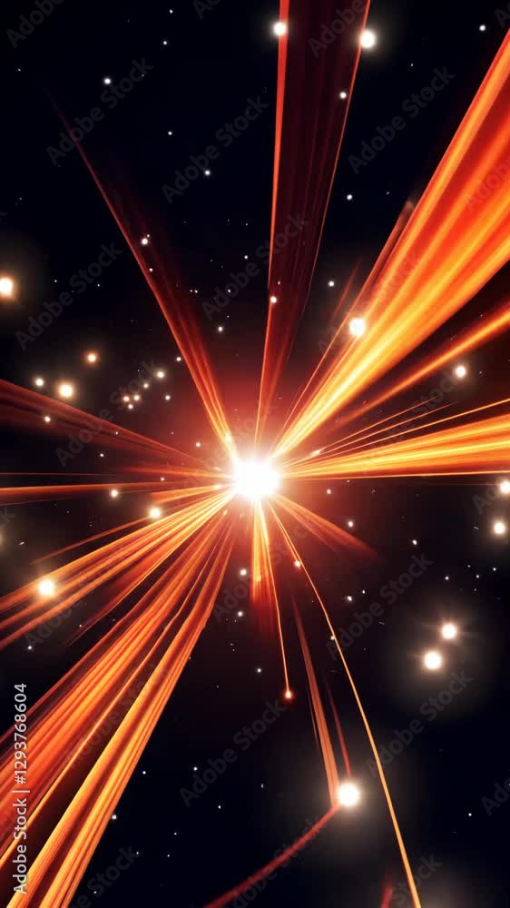 Aufkleber a bright yellow star surrounded by a bunch of colorful planets. the planets are in different sizes a
