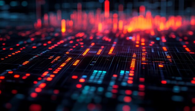 Digital Data Stream, Network Glow