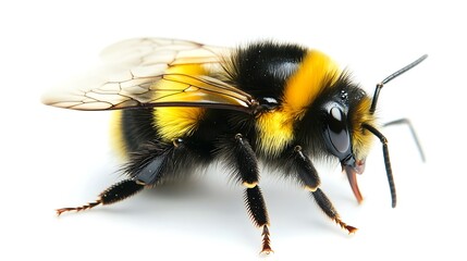 Magnificent Bumblebee Close-Up: A Detailed Look at Nature's Tiny Pollinator