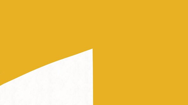 Yellow Hand Drawn Circular Rotation Animation
