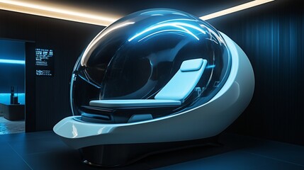 Future oriented sleep cabin experience