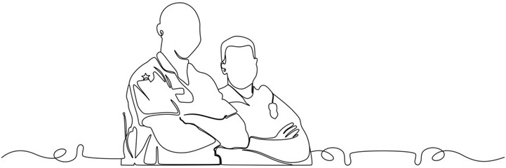 police line art illustration background