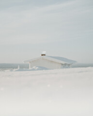 Lapland in the snow 
Beautiful landscape snow