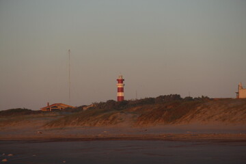 amanhecer na praia barra do chuí, em santa vitória do palmar, rio grande do sul 