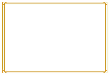 Elegant Gold Certificate Border Frame Template
