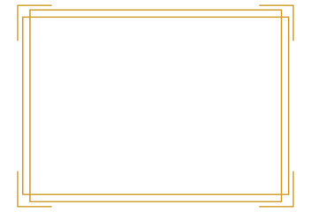 Elegant Gold Certificate Border Frame Template