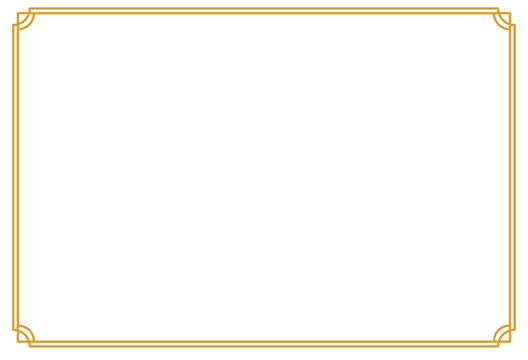 Elegant Gold Certificate Border Frame Template