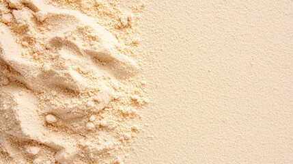 Whey protein powder texture background