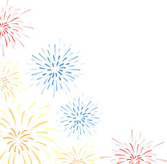 Obraz premium Firework Corner
