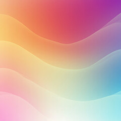 vibrant abstract background featuring smooth gradient waves in pink, orange, and blue hues, creating calming and modern aesthetic