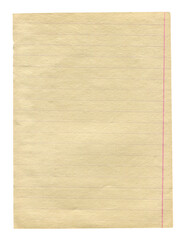 Old Paper Texture isolated