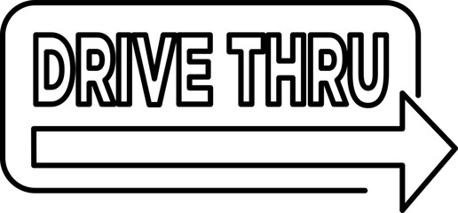 Drive Thru Line STyle Banner