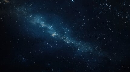 Obraz premium Stunning starry night sky with a vibrant celestial display and cosmic splendor in a clear, dark atmosphere