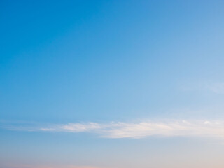 冬の夕暮れの空と雲42