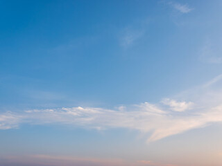 冬の夕暮れの空と雲46