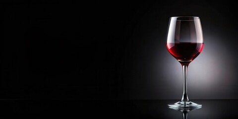 red wine glass on black background, elegance , red wine glass,  elegance , red wine glass