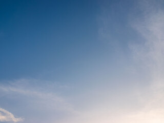 冬の夕暮れの空と雲51