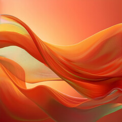 Fototapeta premium sheer fabric that moves sinuously with plays of light and colour 7