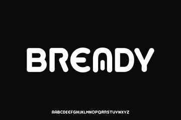 Display alphabet font vector design suitable for headline, poster, logo, magazine and many more