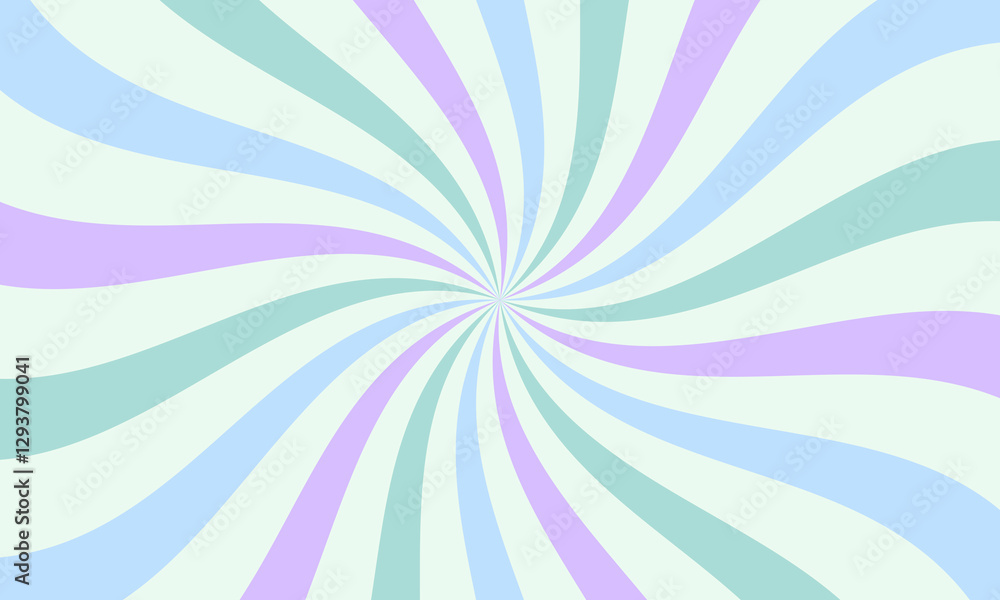 Poster a dynamic abstract design of wavy colored stripes on a light background forming curved waves with a 
