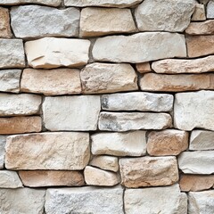 Obraz premium Varied textured natural stone wall