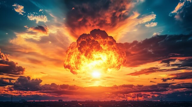 The magnificent nuclear explosion at the twilight of the apocalypse