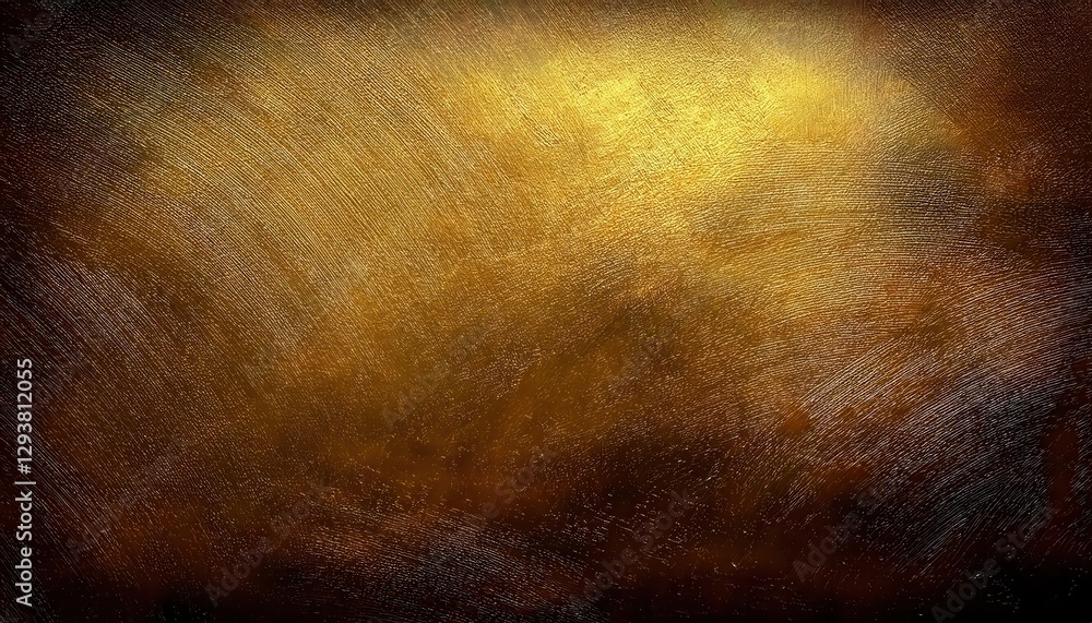 Aufkleber textured golden abstract swirl with metallic sheen and soft light reflections, ideal for creative de