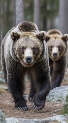 Fototapeta premium Forest Bears Walking Trail