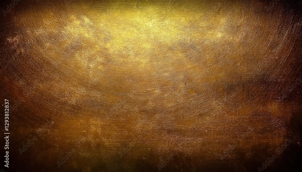 Poster textured golden abstract swirl with metallic sheen and soft light reflections, ideal for creative de